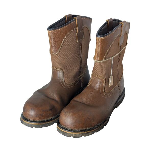 Brahma Safety Toe Mens Work Boots 11W - Picture 1 of 7